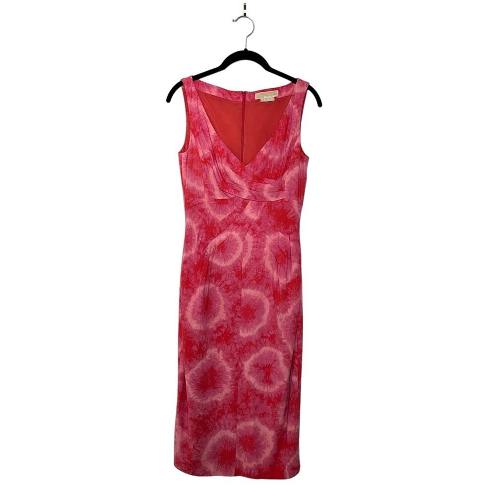 Michael Kors Collection Tie Dye Effect Sheath Dress Size 4